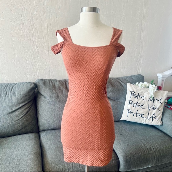 FP Intimately Rust Bodycon Dress - Picture 1 of 10